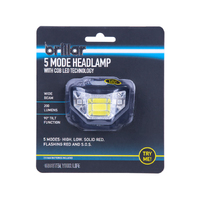 Brillar 5 Mode Headlamp W/Cobb Led