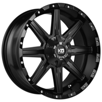King Wheels 4X4 Blade Satin Black Alloy Wheels - 20x8.5 6/114.3 30p