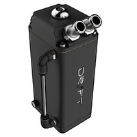 OIL CATCH TANK - BLACK 600ML RECTANGLE