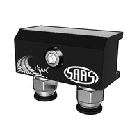 SAAS Diff Breather Kit 2 Port suit NISSAN PATHFINDER R51 2006-2015