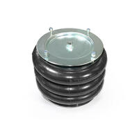 Airbag Man Dunlop Air Spring 12 x 3 Assembly Inc Nuts 4 Ply