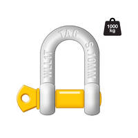 TAG D-Shackle - 10mm, 1000kg, Drop Forged Carbon Steel
