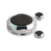 ALLOY BILLET CAPS SUIT BA/F/G 6CYL SET OF 3 OIL,COOLANT,POWER STEERING WITH CARBON TOPS COVERS