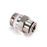 Airbag Man Straight Fitting 1/4" PTC x 1/4" Camozzi