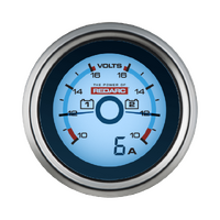 REDARC Dual Voltage 52mm Gauge with optional current display