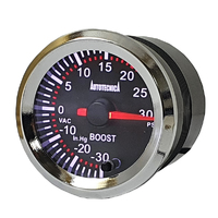 Autotecnica Turbo Boost Gauge -30 - +30psi Black/Chrome 52mm G6143G7