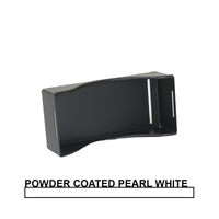 Vonnies White Slimeline 9Kg Gas Bottle Holder for Canopies, Caravans, Trailers, RVs Australian Made