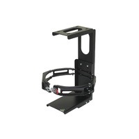 Vonnies Black 2Kg 'Claw' Gas Bottle Holder With Top Mount Adaptor Australian Made