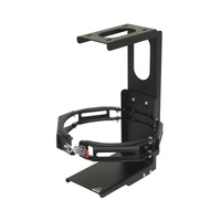 Vonnies Black 3.7Kg 'Claw' Gas Bottle Holder With Top Mount Adaptor Australian Made