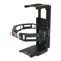 Vonnies Black 9Kg 'Claw' Gas Bottle Holder With Top Mount Adaptor Australian Made
