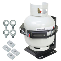 Vonnies 2KG 'Claw' Gas Bottle Holder Mount suits Rhino Rack Paltform Racks "Australian Made"