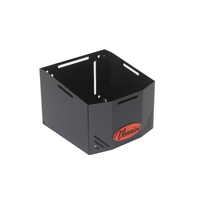 Vonnies Black 'Tub' 2Kg Gas Bottle Holder for Canopies, Caravans, Trailers, RVs Australian Made