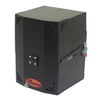Vonnies Black 'Tub' 9Kg Gas Bottle Holder wiht Lockable Lid for Canopies, Caravans, Trailers, RVs Australian Made