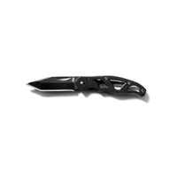 Gerber Paraframe Mini - Folding Knife - Tanto Black | Ideal for Backpacking, Camping, Hunting, Fishing