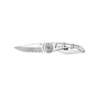 Gerber Ripstop II Stainless Steel Serrated Blade Folding Pocket Knife - Silver | Everyday Carry