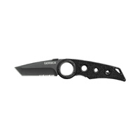 Gerber Remix Tactical Folding Knife - Tanto Black | Durable EDC and Outdoor Use