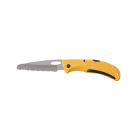 Gerber E-Z Out Rescue Knife - Full Serration, Blunt Tip, Yellow | Safety Tool