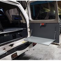 Vonnies Rear Barn Door Fold Down Table Divers Side for Nissan Patrol GU Wagon (1997-2016)