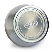 SAAS Horn Button Satin Polish Billet Tall Suit Deep Dish