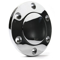 SAAS Horn Button Chrome Billet Suit Classic Steering Wheel