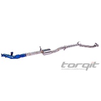 Torqit 3.5" Single Exit Exhaust FOR TOYOTA 79 SERIES 4.5L DUAL CAB LANDCRUISER HS8132SS-391: Enhance Performance