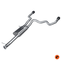 Torqit Single 3.5" - Twin 3" Exhaust for DT Ram