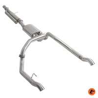 Torqit Single 3.5" - Twin 3" Cat Back Exhaust for Silverado 1500 01/2020-