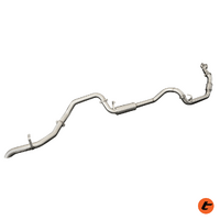 Torqit Turbo Back 3" Performance Exhaust for HDJ 80 Series Landcruiser
