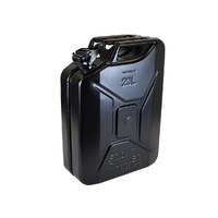20l Fuel Jerry Can - Black Steel Finish