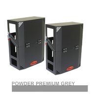 Vonnies Two Pack 20L Grey Canopy/Trailer Mounted Front FLIP FOLDING Single Jerry Can Holder for Water & Fuel Australian Made.