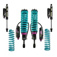 Mitsubishi Pajero NM, NP, NS, NT, NW, NX LWB Diesel Dobinsons 50mm (2 inch) MRA Monotube Remote Reservoir Adjustable Suspension Lift Kit