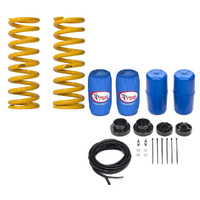 King Springs Airbag Man Combo, Standard Height Rear Coil Springs with High Pressure Air Suspension Kit for Nissan Patrol GU Y62 2011-on
