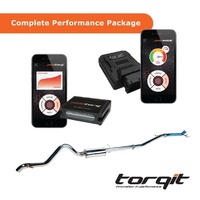 Torqit Twin 2.5″ Into 3″ Single Exit Package (Turbo) for 200 Series 4.5L