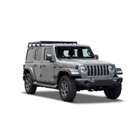 Jeep Wrangler JL 4 Door (2018-Current) Slimline II 1/2 Roof Rack Kit / Tall - by Front Runner