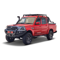 Mahindra Pik-Up Double Cab (2006-Current) Slimline II Roof Rack Kit - by Front Runner
