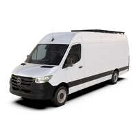 Mercedes-Benz Sprinter 170in/L3/LWB Wheelbase w/o OEM Tracks (2006-Current) Slimline II Roof Rack Kit