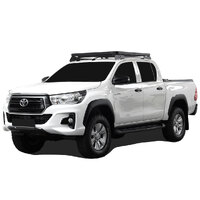 Toyota Hilux Revo DC (2016-Current) Slimline II Roof Rack Kit - by Front Runner