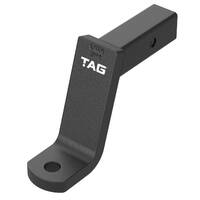 TAG Tow Ball Mount - 210mm Long, 108° Face, 50mm Square Hitch 