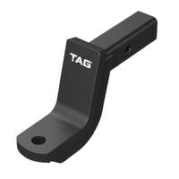TAG Tow Ball Mount - 219mm Long, 88mm Drop, 50mm Square Hitch 