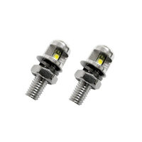 Autotecnica Motorcycle Number Plate Screw with White SMD LED MG050S
