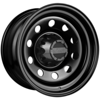 King Wheels Modular Black Steel Wheels - 16x8 6/139.7 25n