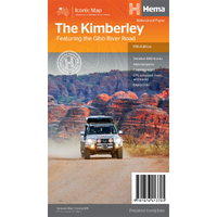 Hema Map - The Kimberley Ft The Gibb River Road