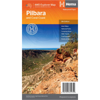 Hema Map Regional Wa - Pilbara And Coral Coast