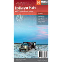 Hema Map - Nullarbor Plain Western Map