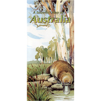 Map - A Souvenir Map Of Australia