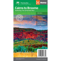 Hema Map - Savannah Way - Cairns To Broome