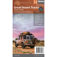 Hema Map - Great Desert Tracks - Eastern Sheet - 9Th Edition