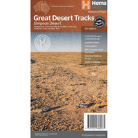 Hema Map - Great Desert Tracks - Simpson Desert
