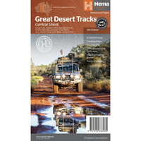 Hema Map - Great Desert Tracks - Central Sheet