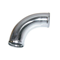 Autotecnica 3" - (90Deg) Aluminium Pipe (Polished) PIPE3-76